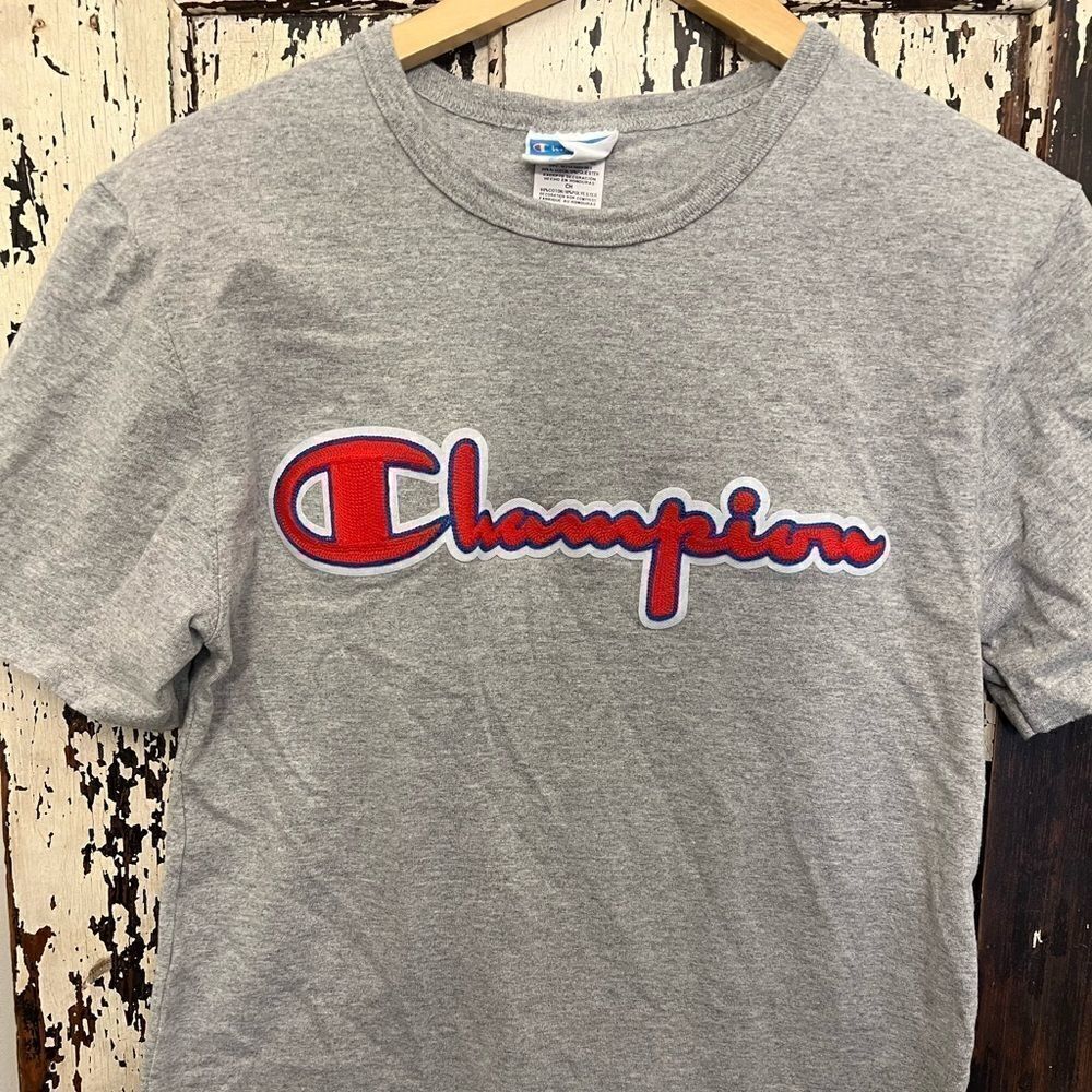 Embroidered Champion T-shirt. Size Small. Unisex. - Picture 1 of 9